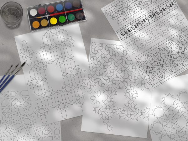 kit coloriage aquarelle