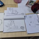 atelier dessin et manga travaux des éléves